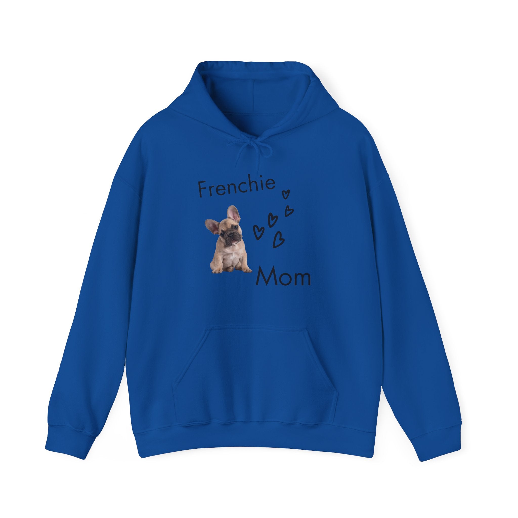Frenchie Mom Hoodie – Custom Cozy Cotton Sweatshirt for French Bulldog Lovers &amp; Dog Moms