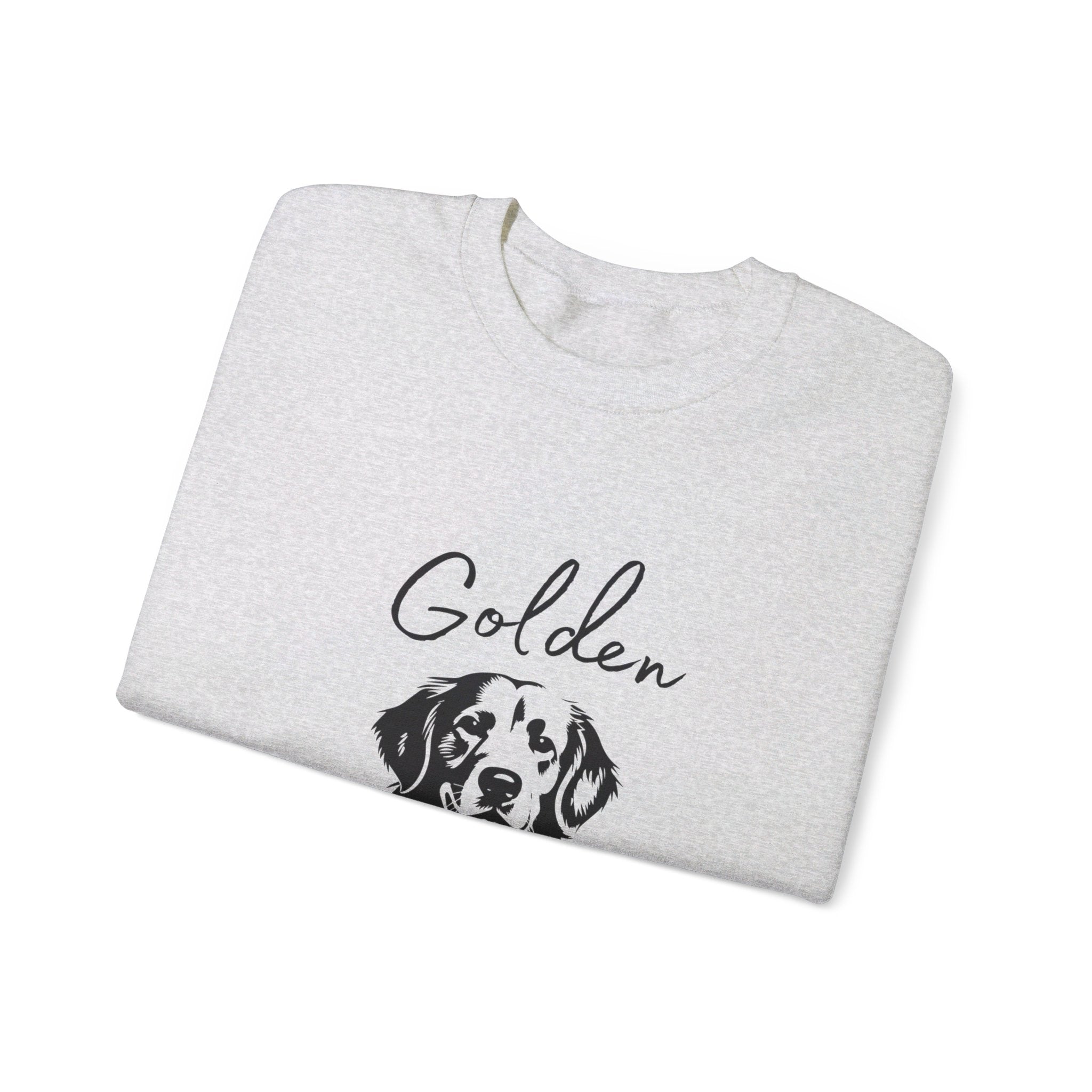 Golden Labrador Mama Dog Lover Crewneck Sweatshirt College Style Gift for Her, Golden Retriever Mom, Dog People Shirt