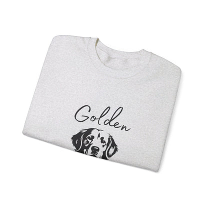 Golden Labrador Mama Dog Lover Crewneck Sweatshirt College Style Gift for Her, Golden Retriever Mom, Dog People Shirt