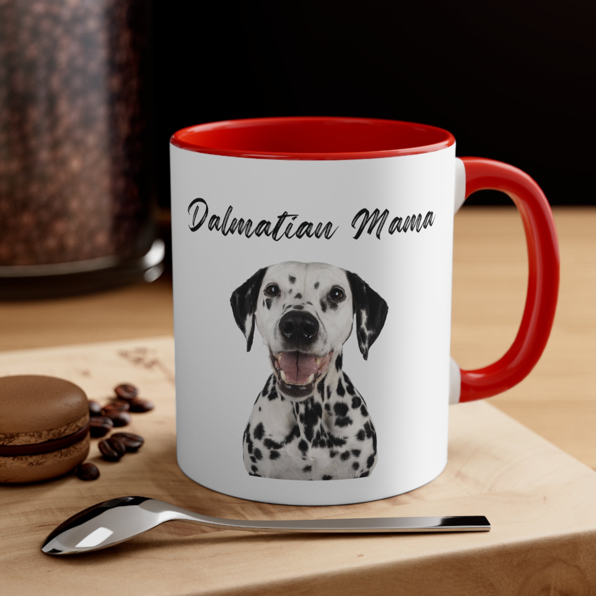 Dalmatian Lover Coffee Mug – 11oz Custom Two-Tone Mug for Dog Lovers