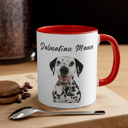 Dalmatian Lover Coffee Mug – 11oz Custom Two-Tone Mug for Dog Lovers