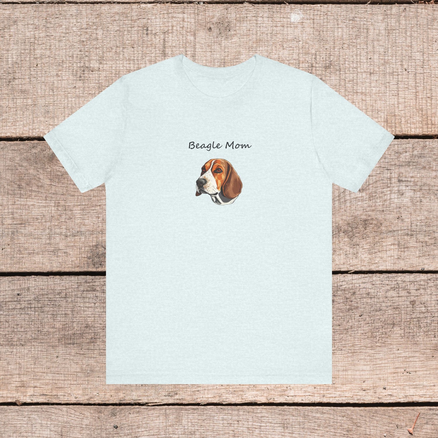 Beagle Lover Dog Mom Unisex Jersey Short Sleeve Tee, Gift for Her, Bella Canvas, Dog Mom Shirt, Dog Lover Gift, Birthday Gift, Dog Mom