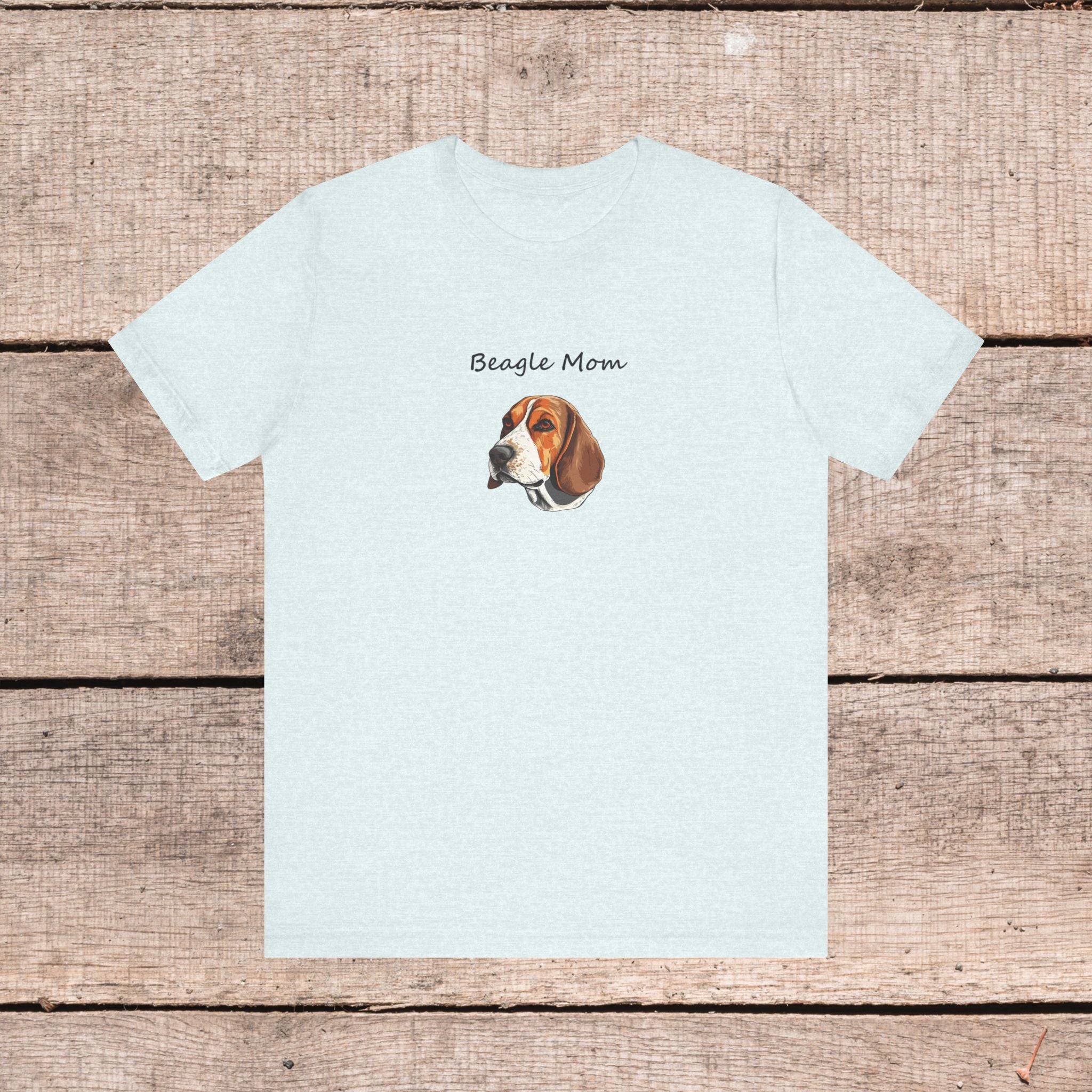 Beagle Lover Dog Mom Unisex Jersey Short Sleeve Tee, Gift for Her, Bella Canvas, Dog Mom Shirt, Dog Lover Gift, Birthday Gift, Dog Mom