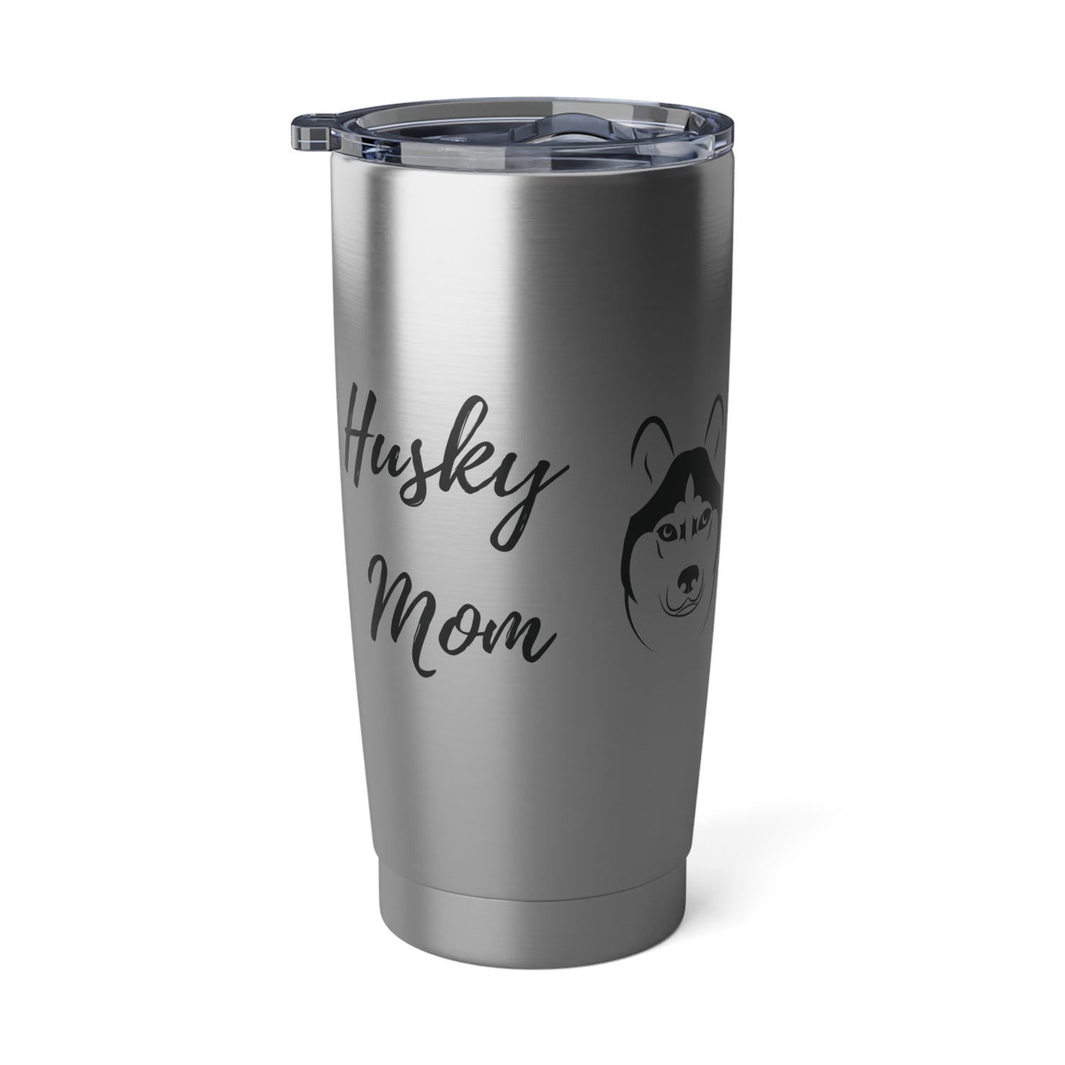 Custom Husky Mom Stainless Tumbler 20oz for Hot and Cold Drinks Gift for Her Dog Mom Gift Husky Dog Lover