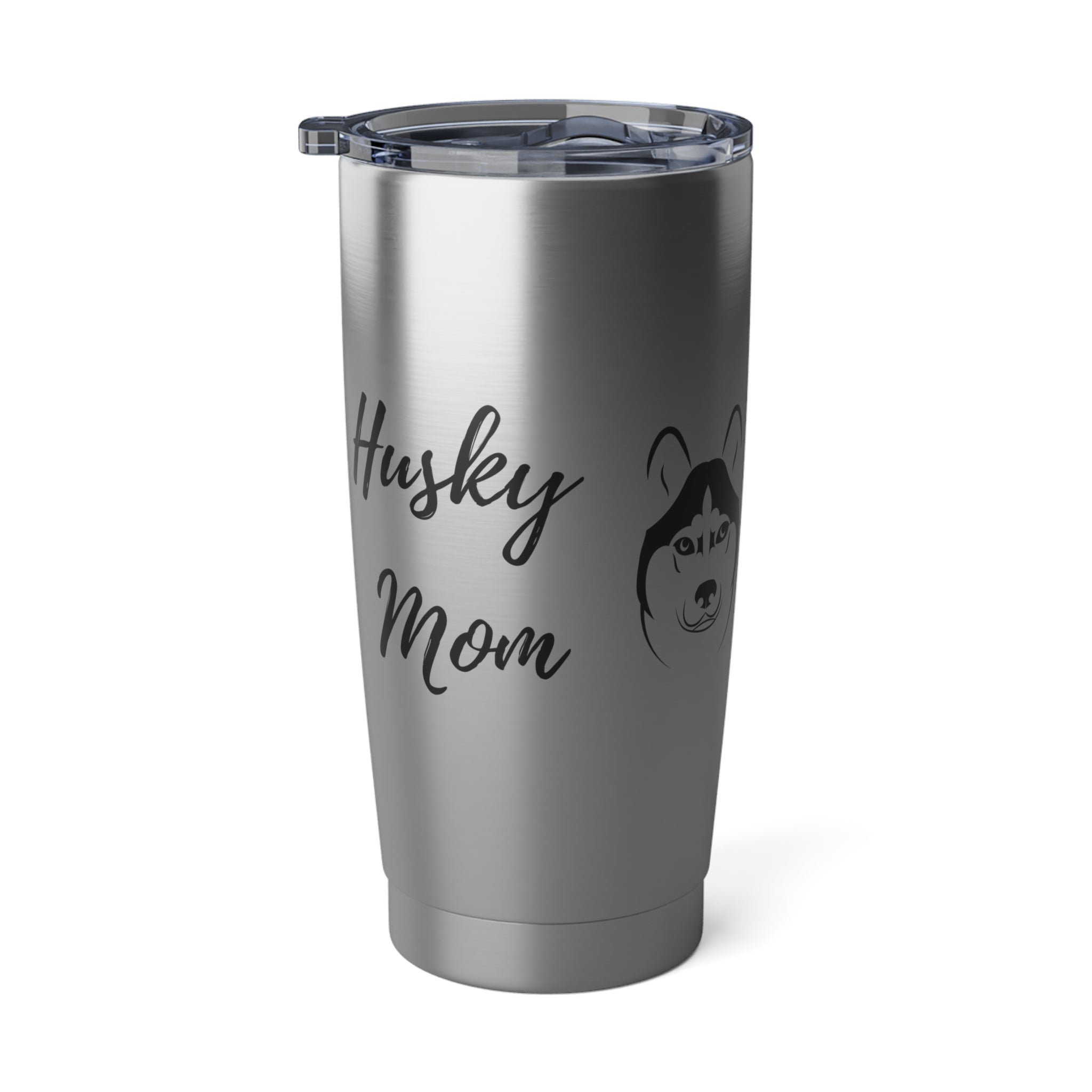 Custom Husky Mom Stainless Tumbler 20oz for Hot and Cold Drinks Gift for Her Dog Mom Gift Husky Dog Lover