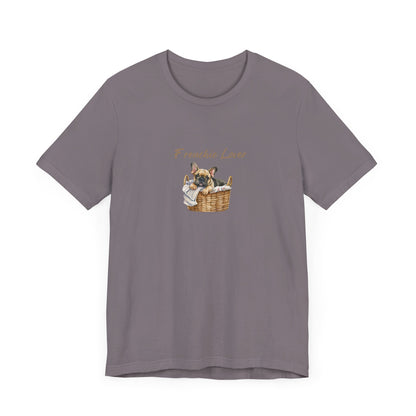 Frenchie Lover Womens Tshirt  Comfy Bella+Canvas Style Gift for Her, Dog Mom Gift, Dog Lover Fun Dog Shirt