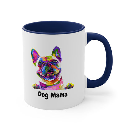 Custom Frenchie Mug Ceramic Coffee Mug, 11oz Multi Colors
