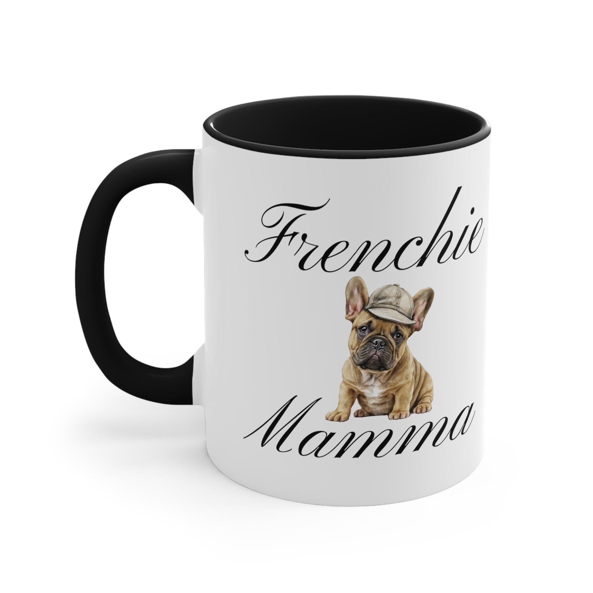Baseball Frenchie Mamma Custom Multi-Color Coffee Mug for Dog Owners