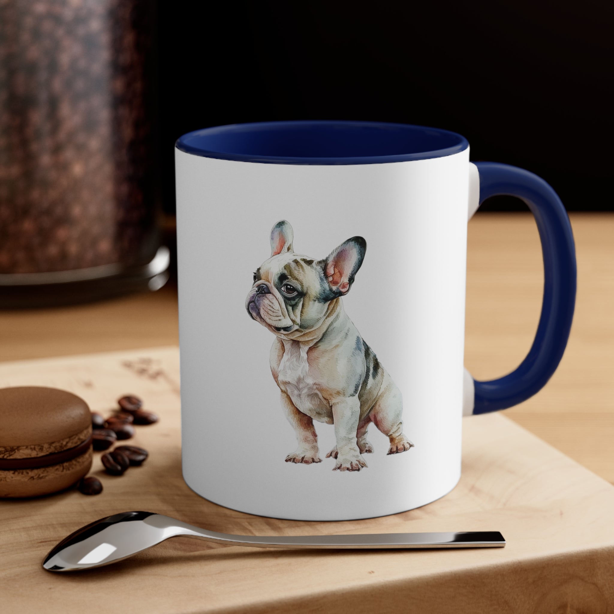 No Longer by My Side but in Our Hearts Memorial Coffee Mug - Personalized Multi-Color Tribute Mug