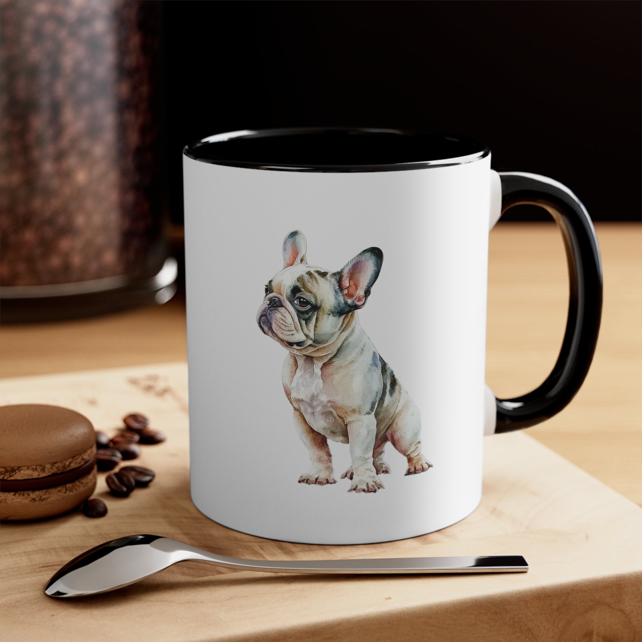 No Longer by My Side but in Our Hearts Memorial Coffee Mug - Personalized Multi-Color Tribute Mug
