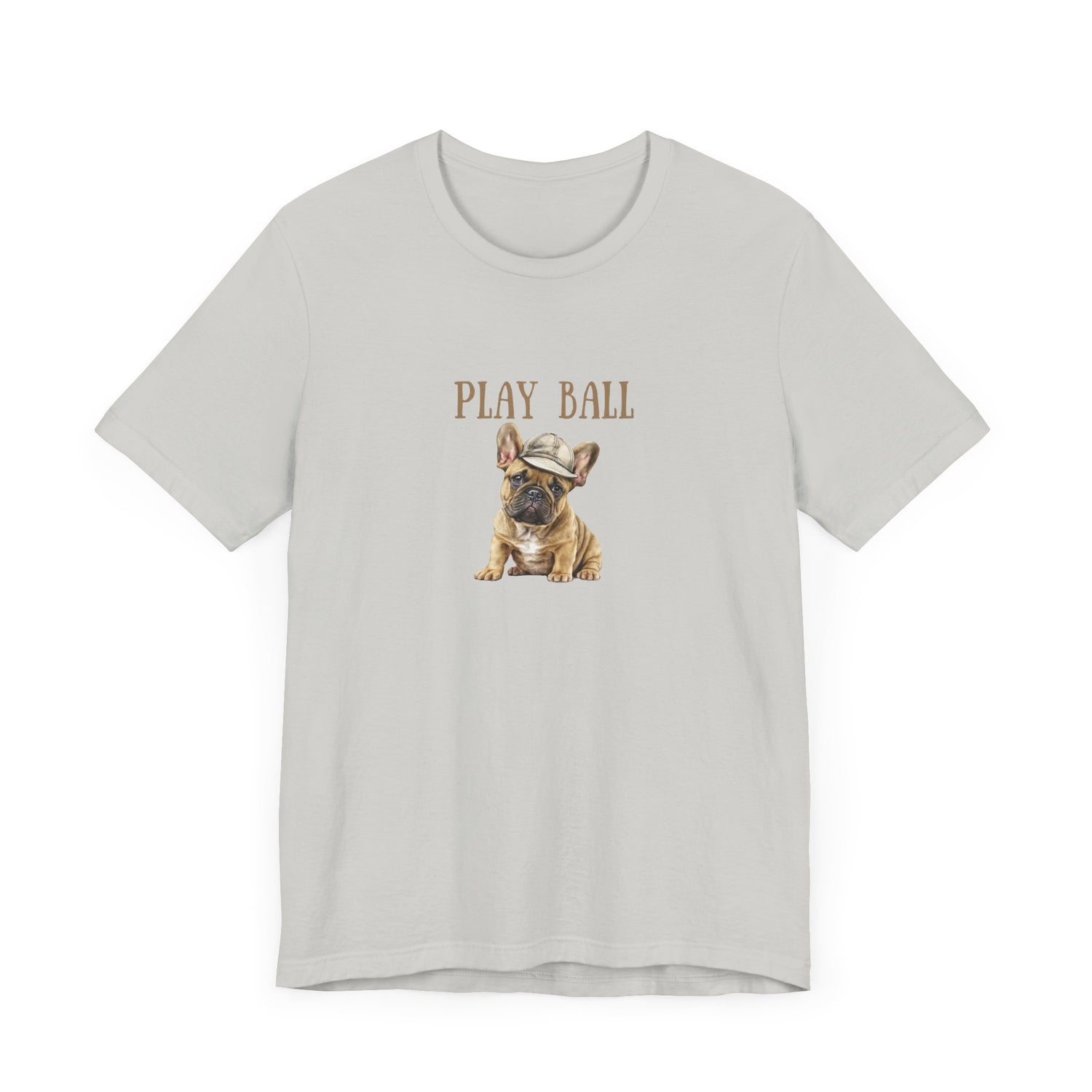 Play Ball with Frenchie Dog on Comfy Bella+Canvas Style Tshirt Dog lover, french bulldog, pet owner gifts for her gifts for him