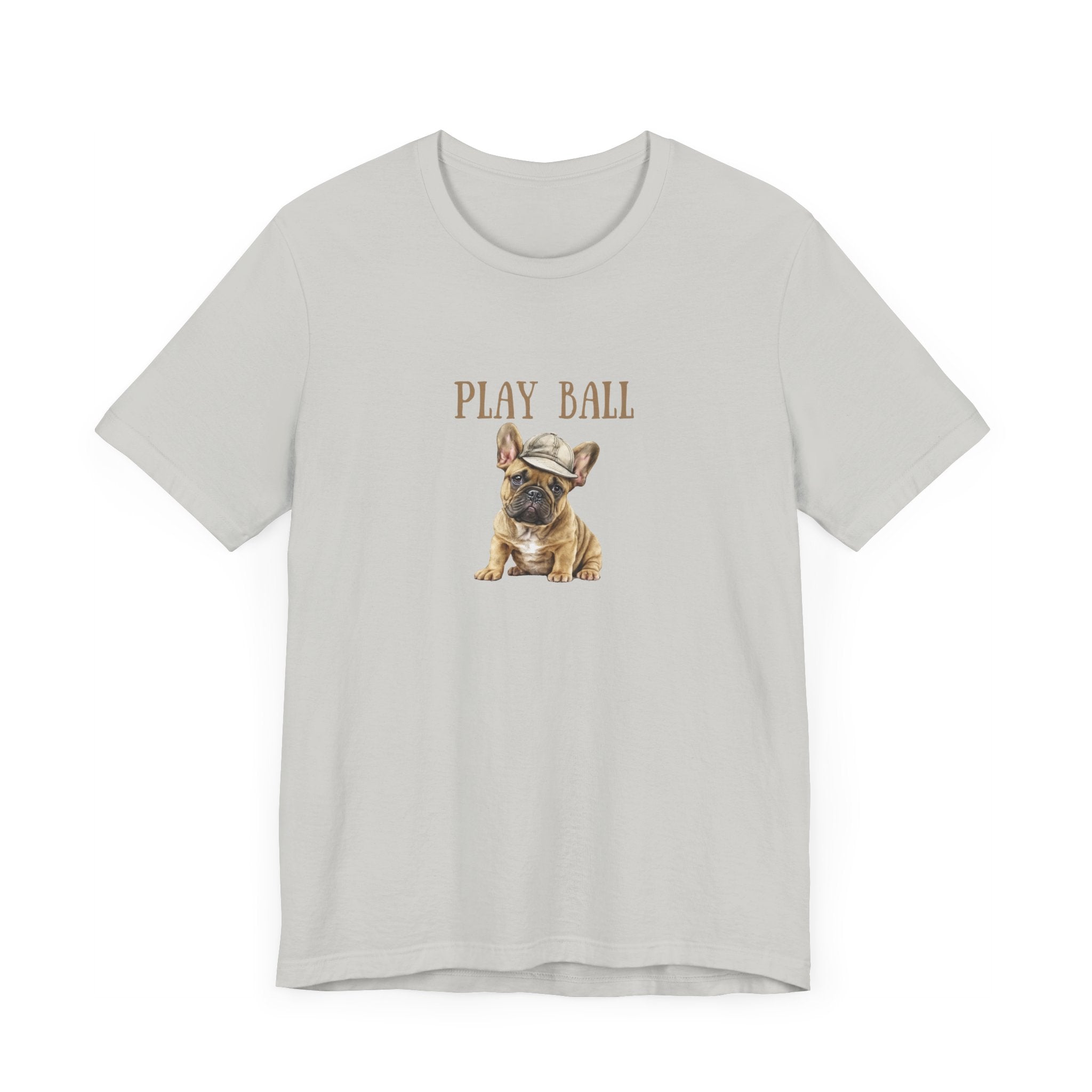 Play Ball with Frenchie Dog on Comfy Bella+Canvas Style Tshirt Dog lover, french bulldog, pet owner gifts for her gifts for him