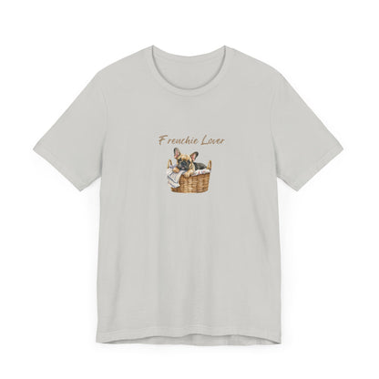 Frenchie Lover Womens Tshirt  Comfy Bella+Canvas Style Gift for Her, Dog Mom Gift, Dog Lover Fun Dog Shirt