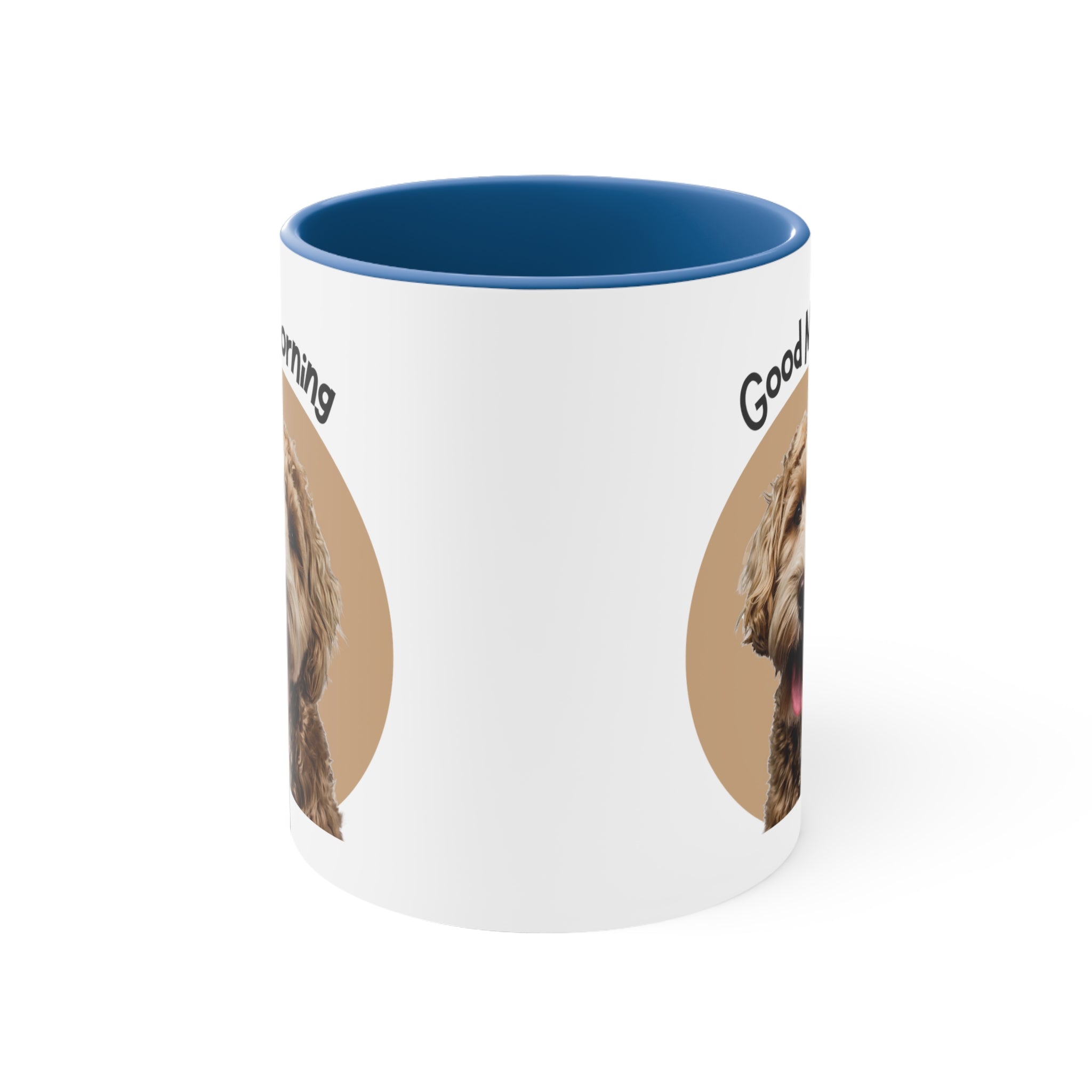 Custom Good Morning Doodle Dog Coffee Mug, 11oz Multi Colors Classic Style Dog Lover Gifts Special Dog Gifts Holiday Gifts Printify