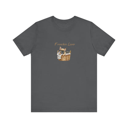 Frenchie Lover Womens Tshirt  Comfy Bella+Canvas Style Gift for Her, Dog Mom Gift, Dog Lover Fun Dog Shirt