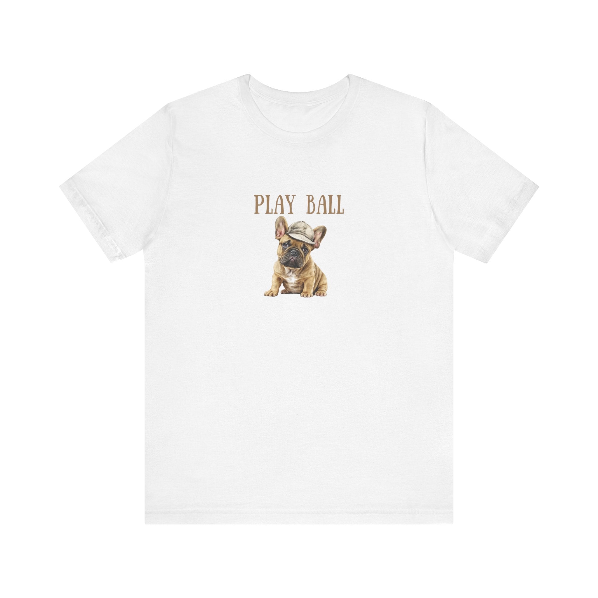 Play Ball with Frenchie Dog on Comfy Bella+Canvas Style Tshirt Dog lover, french bulldog, pet owner gifts for her gifts for him