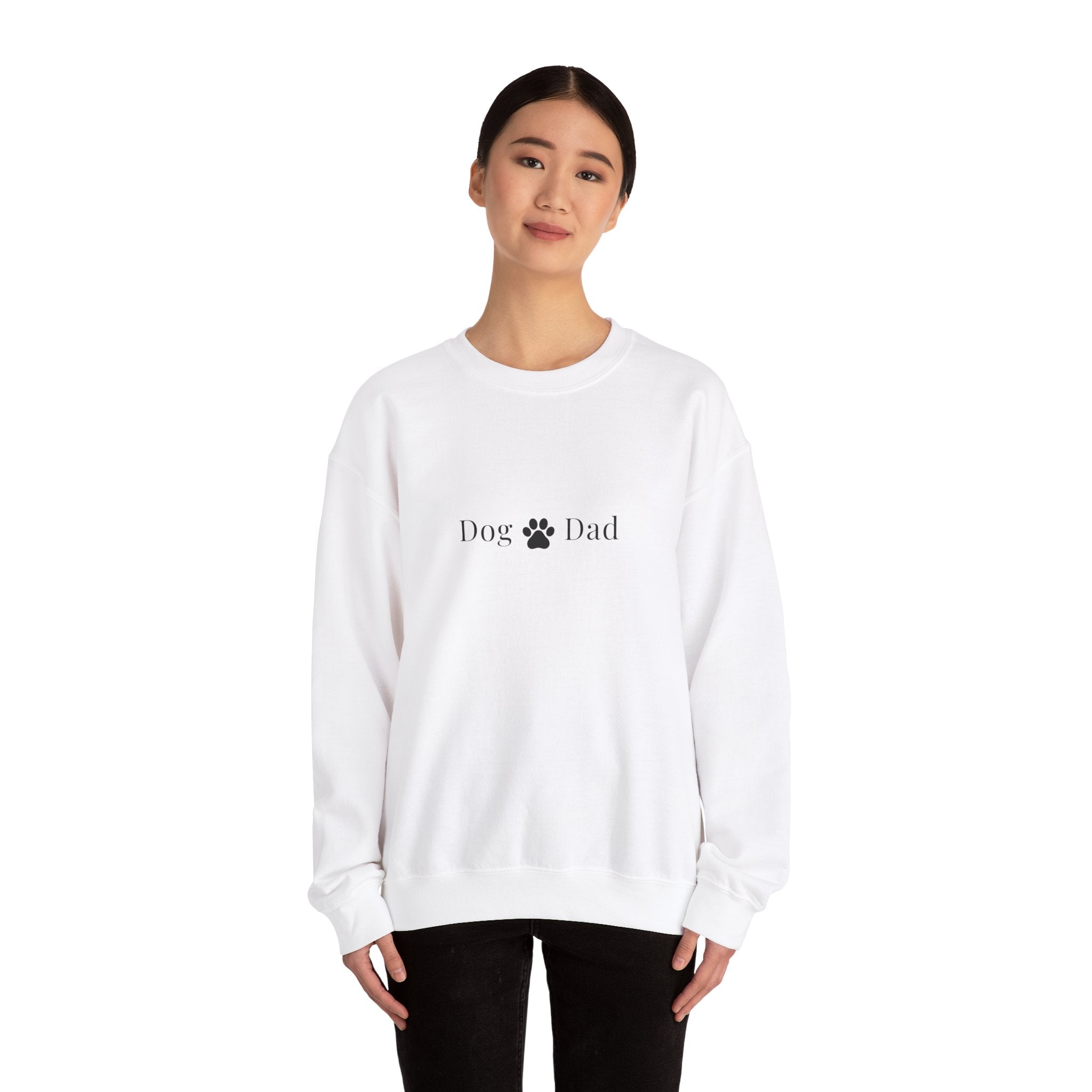 Stylish Dog Dad Sweatshirt - Crewneck Sweatshirt for Dog Lovers and Pet Owners