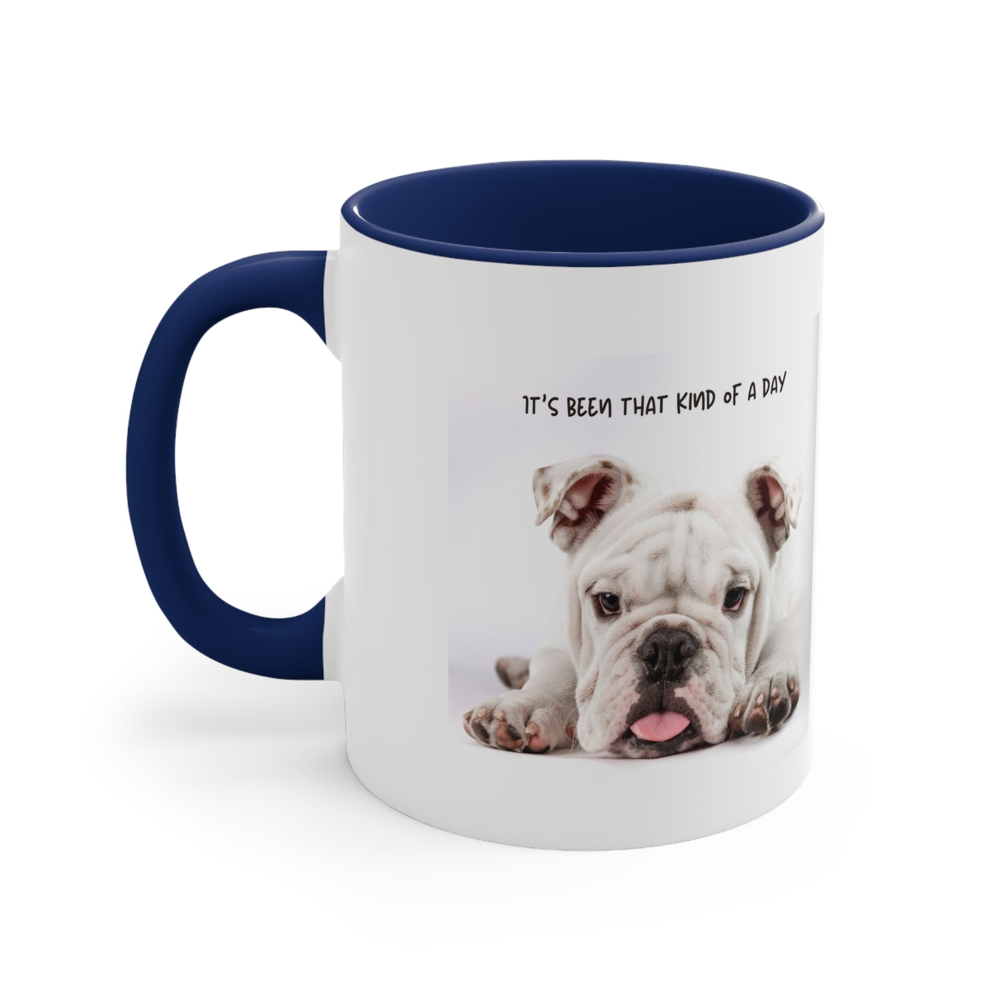 Its Been That Kind of a Day Custom Dog Portrait Accent Coffee Mug, 11oz Multi Colored Mugs Gifts for Dog Lover Gift for Pet Owner Printify