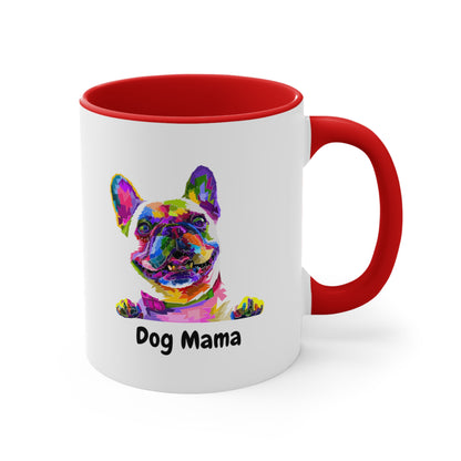 Custom Frenchie Mug Ceramic Coffee Mug, 11oz Multi Colors