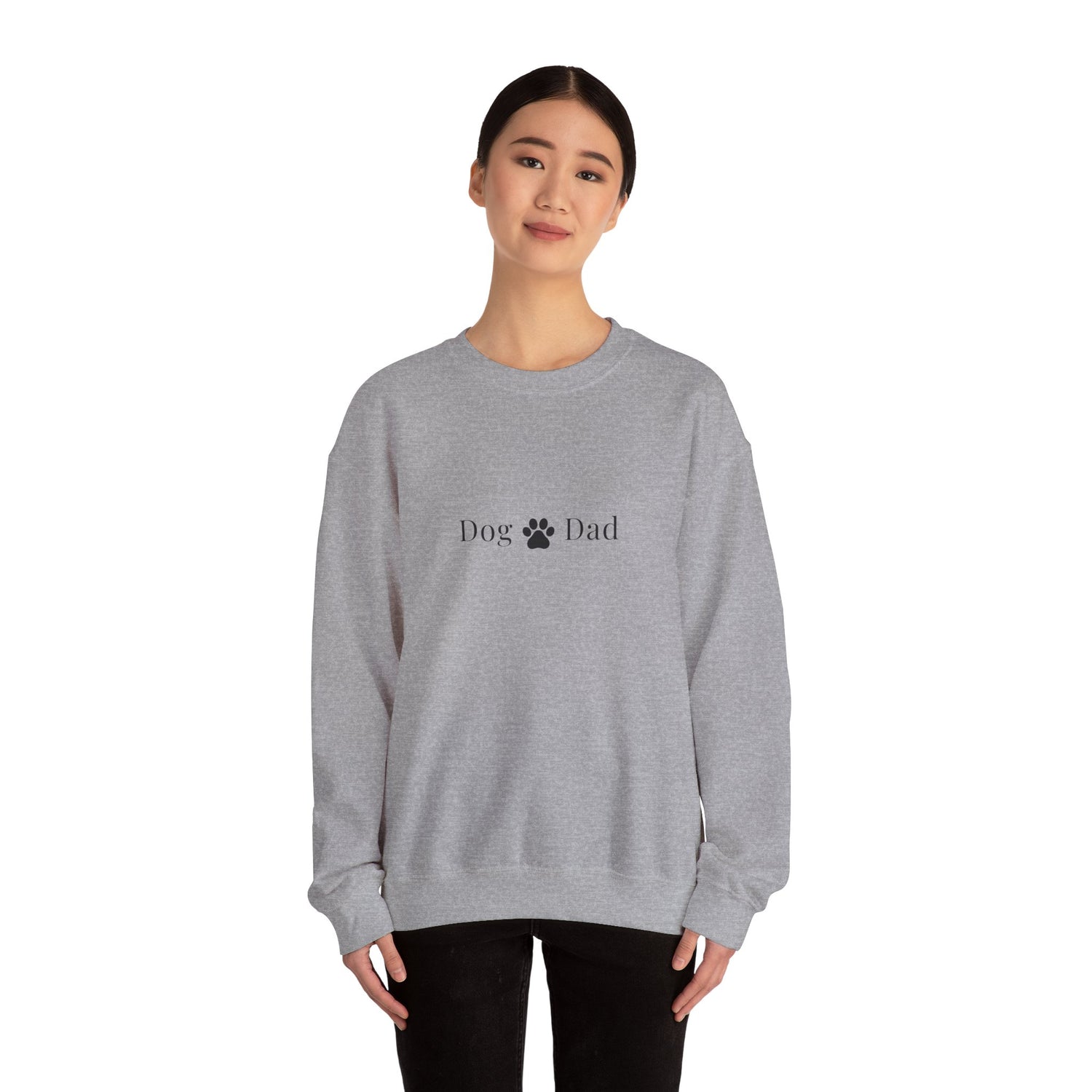 Stylish Dog Dad Sweatshirt - Crewneck Sweatshirt for Dog Lovers and Pet Owners