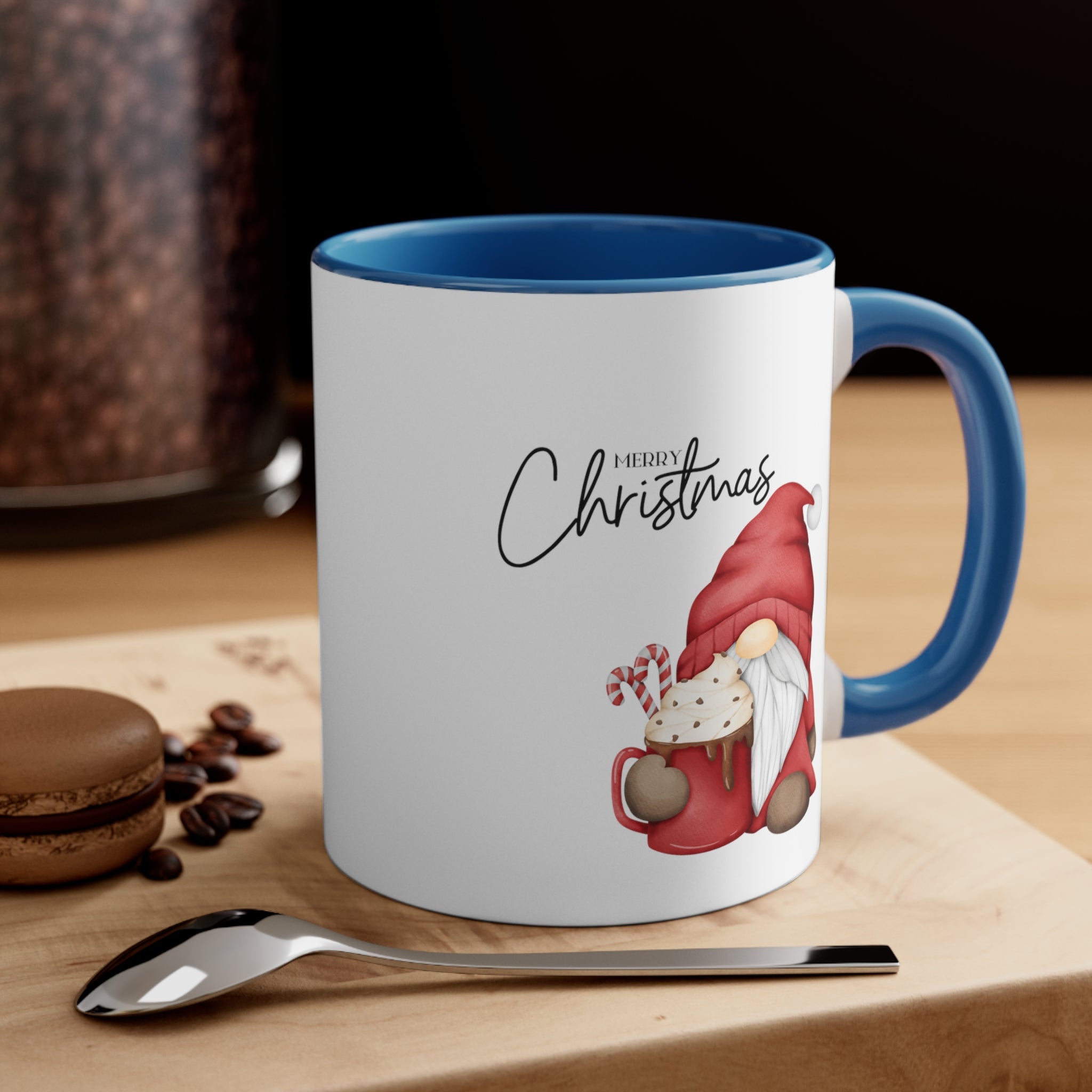Merry Christmas Holiday Coffee Mug  Ceramic Mug, 11oz Multi Colors