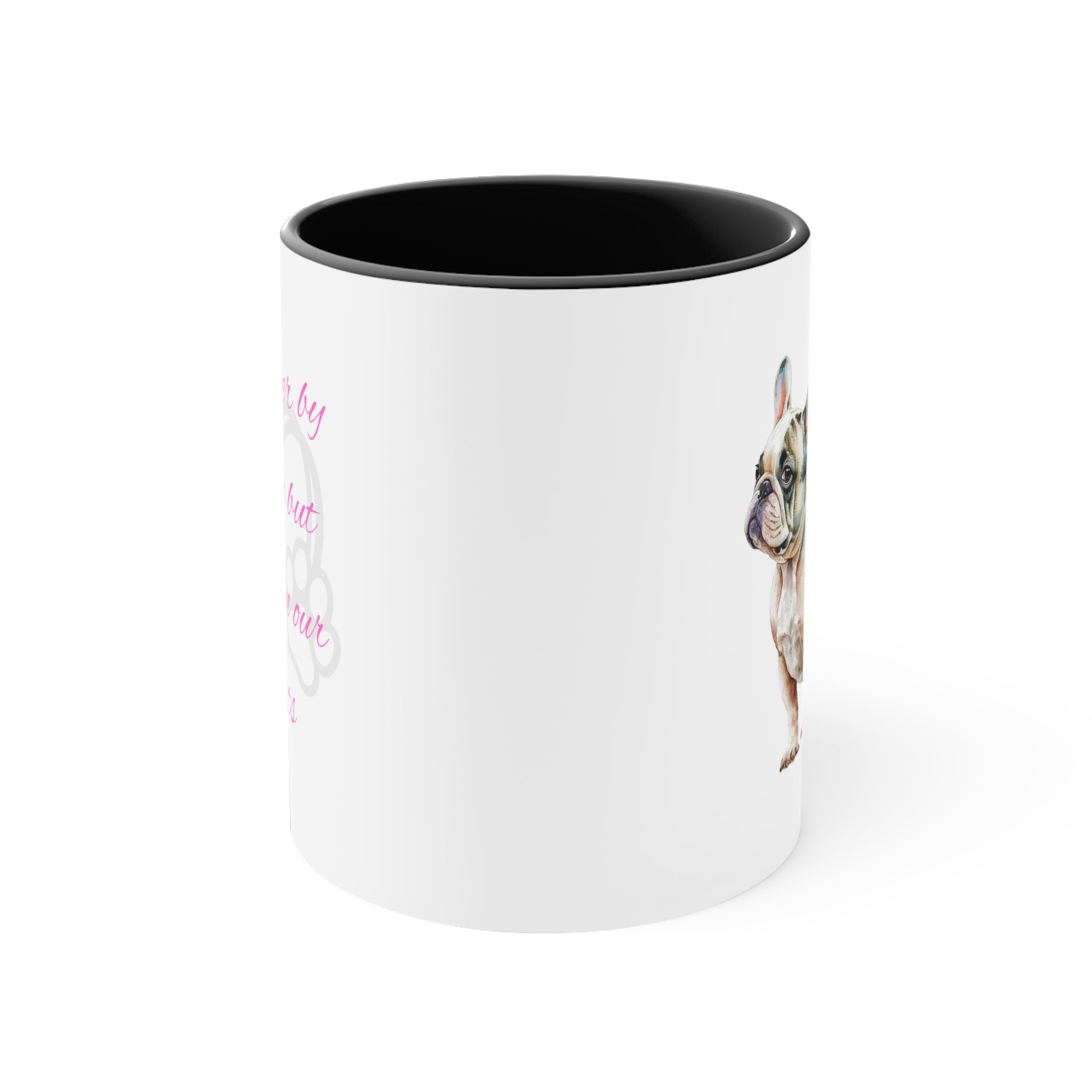 No Longer by My Side but in Our Hearts Memorial Coffee Mug - Personalized Multi-Color Tribute Mug