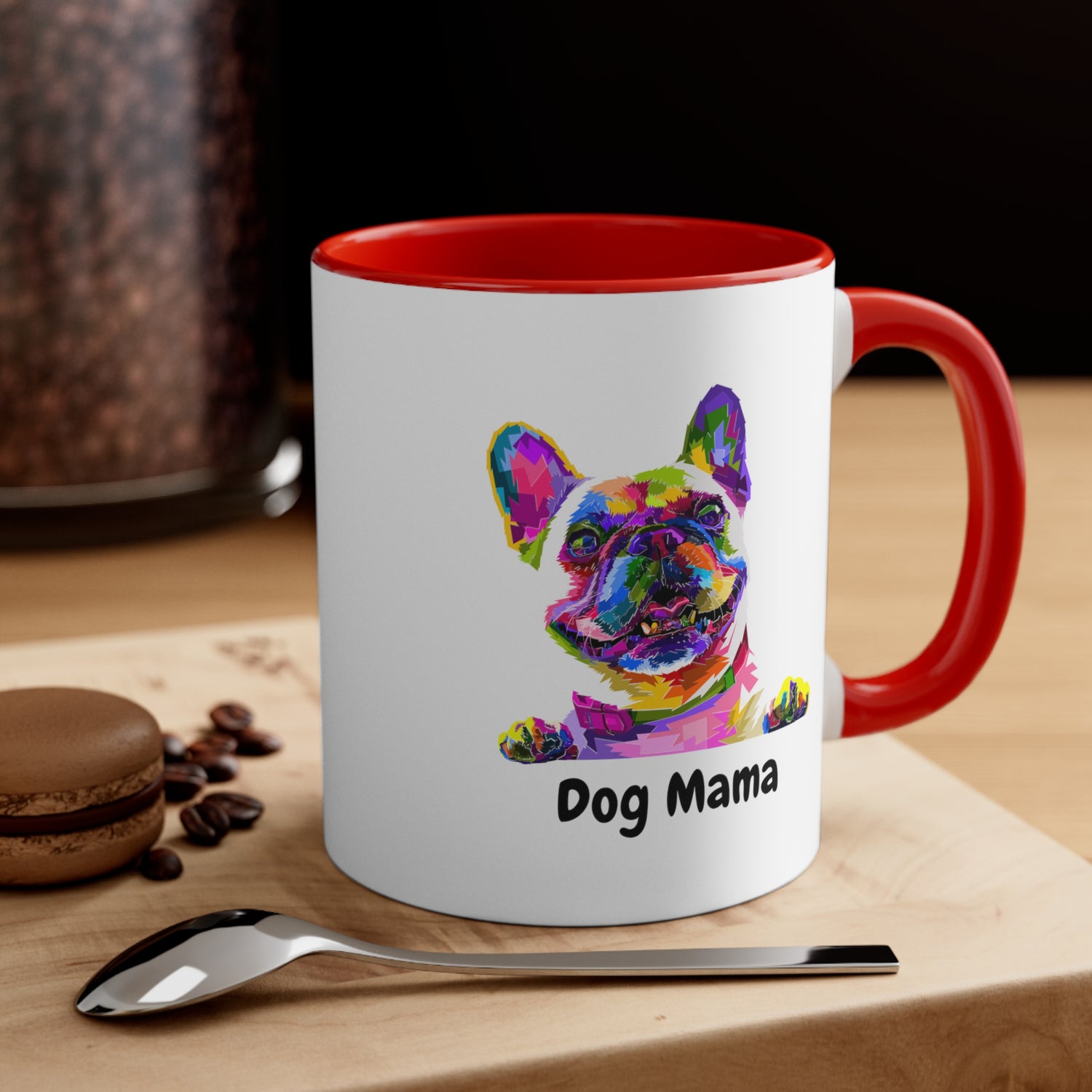 Custom Frenchie Mug Ceramic Coffee Mug, 11oz Multi Colors