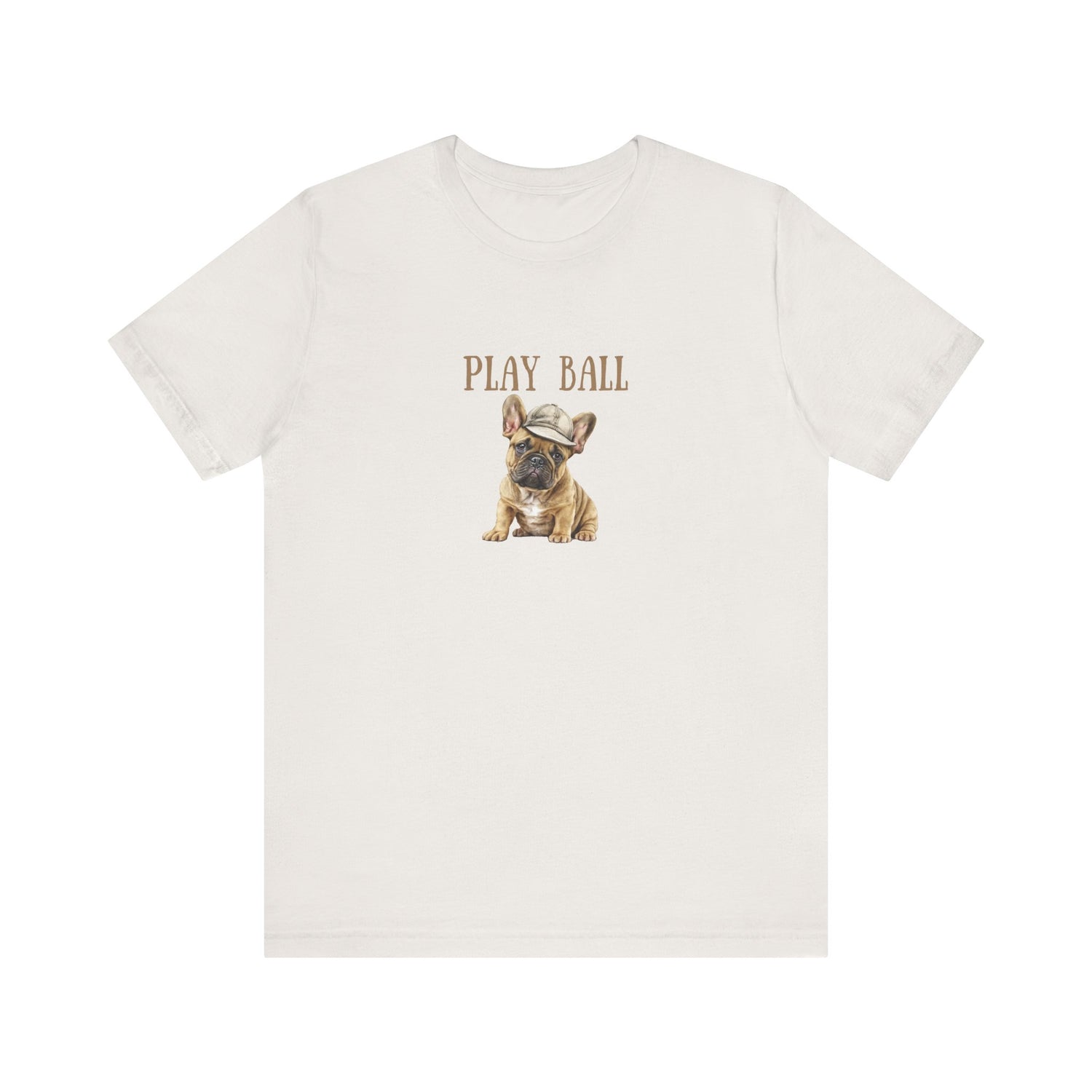 Play Ball with Frenchie Dog on Comfy Bella+Canvas Style Tshirt Dog lover, french bulldog, pet owner gifts for her gifts for him