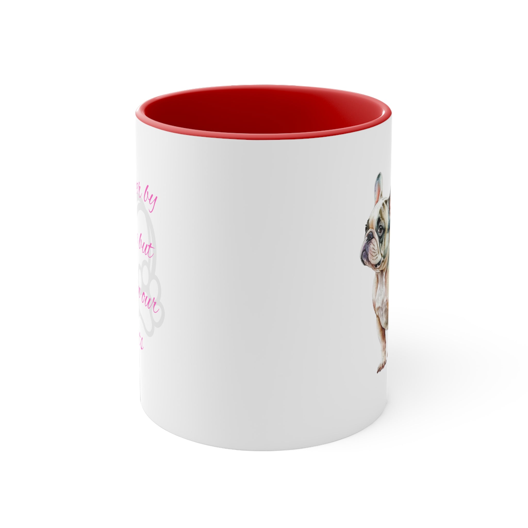 No Longer by My Side but in Our Hearts Memorial Coffee Mug - Personalized Multi-Color Tribute Mug