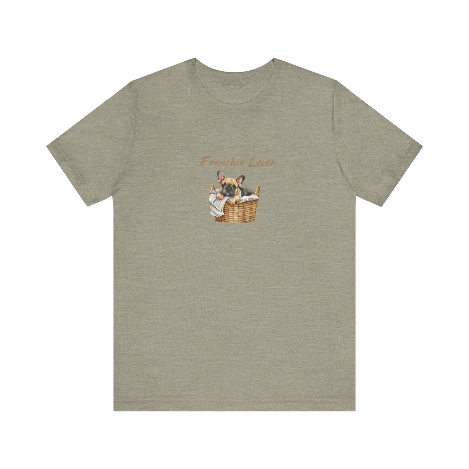 Frenchie Lover Womens Tshirt  Comfy Bella+Canvas Style Gift for Her, Dog Mom Gift, Dog Lover Fun Dog Shirt