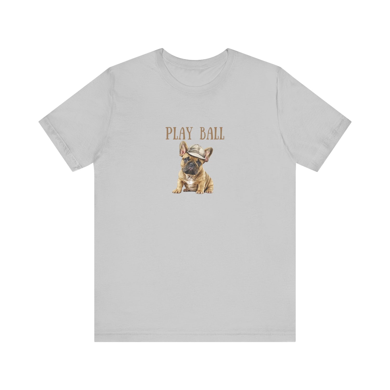 Play Ball with Frenchie Dog on Comfy Bella+Canvas Style Tshirt Dog lover, french bulldog, pet owner gifts for her gifts for him