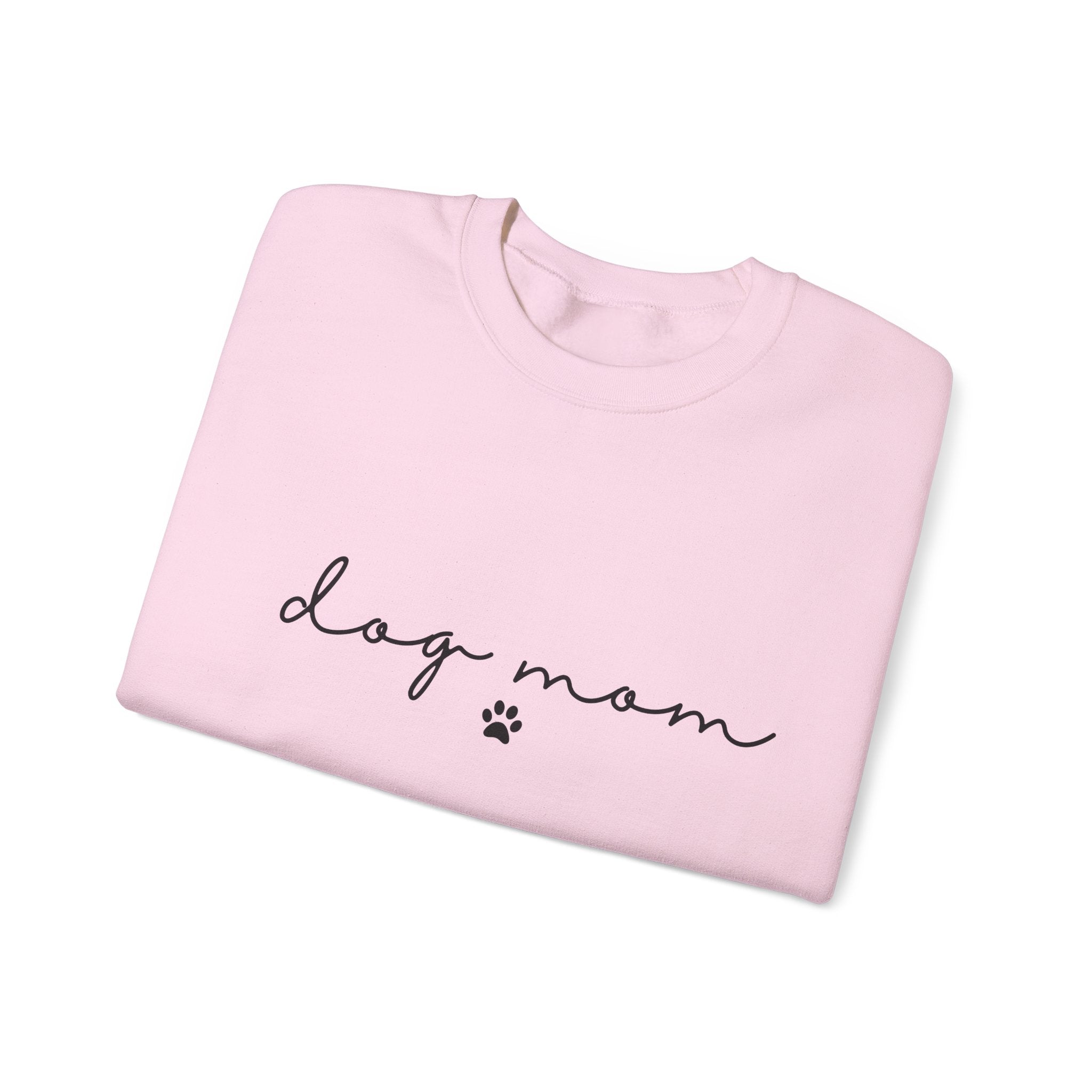 Dog Mom Crewneck Sweatshirt, Multi Colors and Custom Designs.