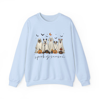 Custom Spooky Season Dog Sweatshirt-Halloween Dog Lover Apparel