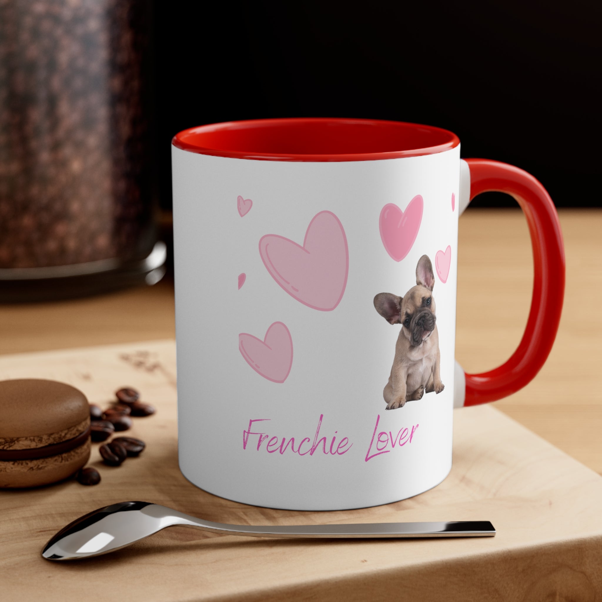 Custom Frenchie Mug Classic Ceramic Coffee Mug, 11oz Multi Colors for Dog Lover Gifts Special Dog Gifts Holiday Gifts Printify