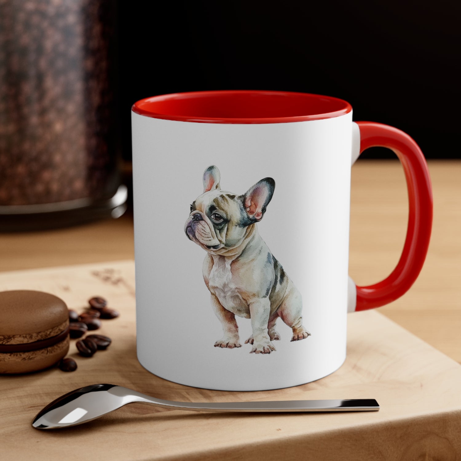 No Longer by My Side but in Our Hearts Memorial Coffee Mug - Personalized Multi-Color Tribute Mug