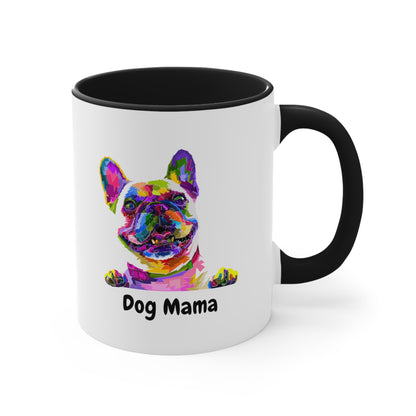Custom Frenchie Mug Ceramic Coffee Mug, 11oz Multi Colors