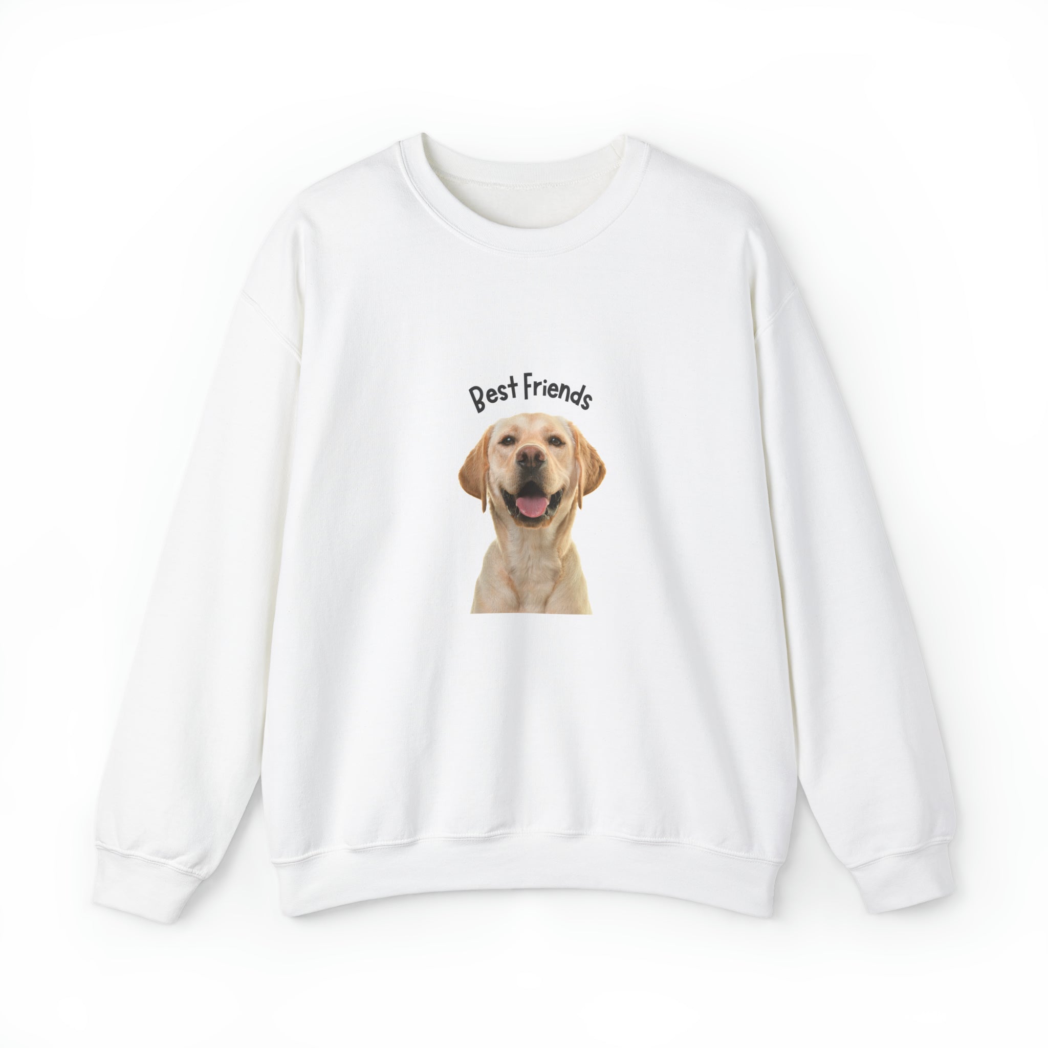 Best Friends Cute Lab Sweatshirt- Comfy Unisex Heavy Blend™