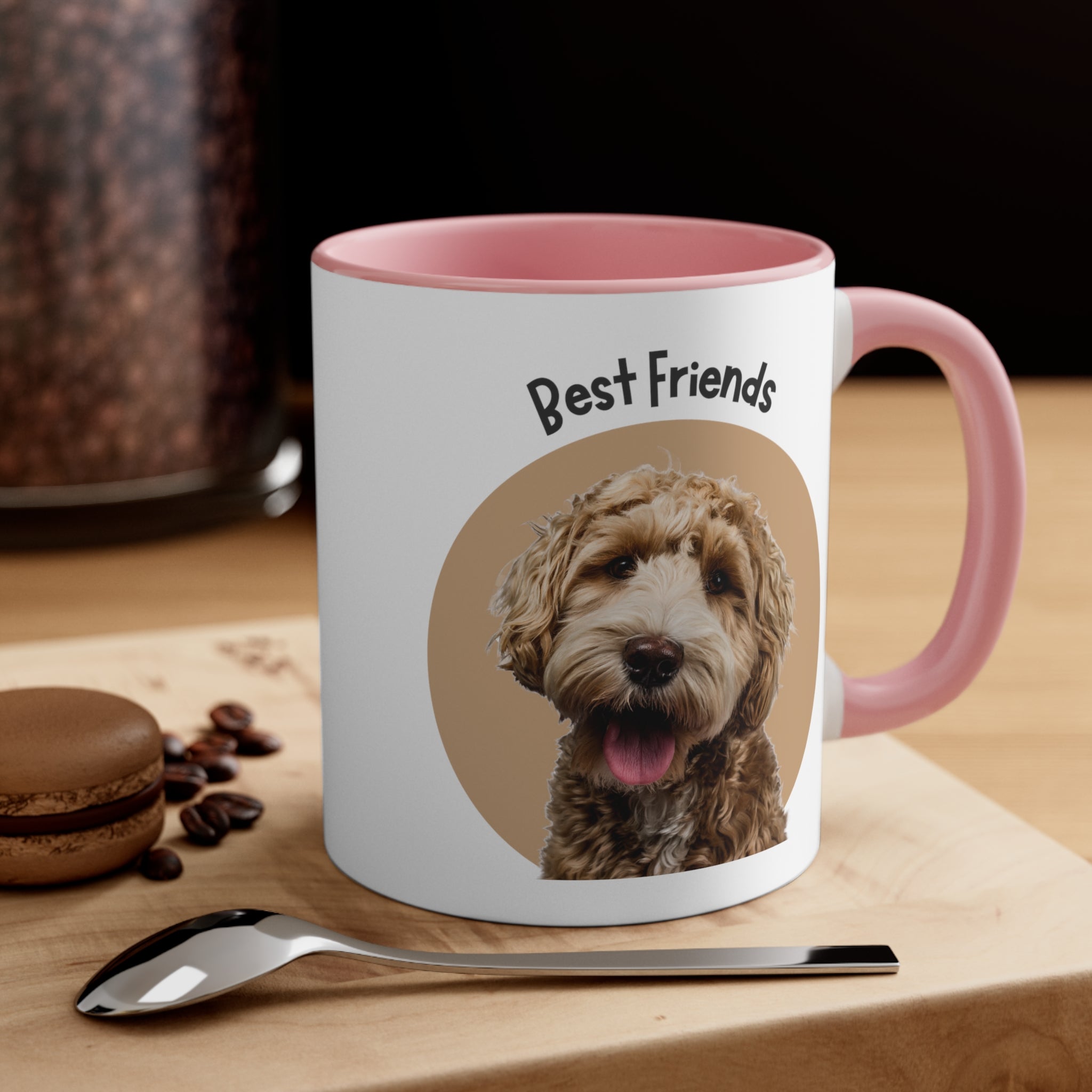 Doodle Best Friends Coffee Mug, 11oz Multi Colors Classic Style Dog Lover Gifts Special Dog Gifts Holiday Gifts Printify