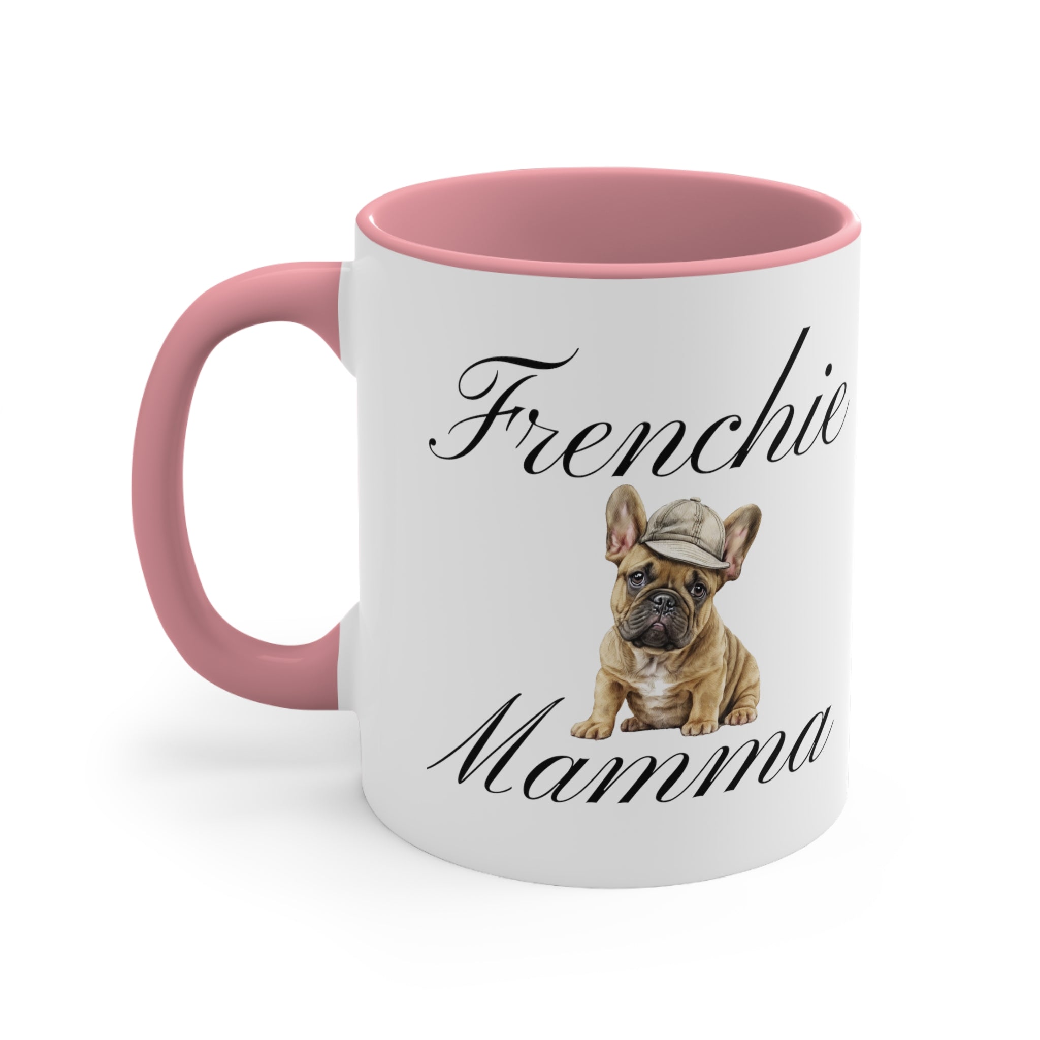 Baseball Frenchie Mamma Custom Multi-Color Coffee Mug for Dog Owners
