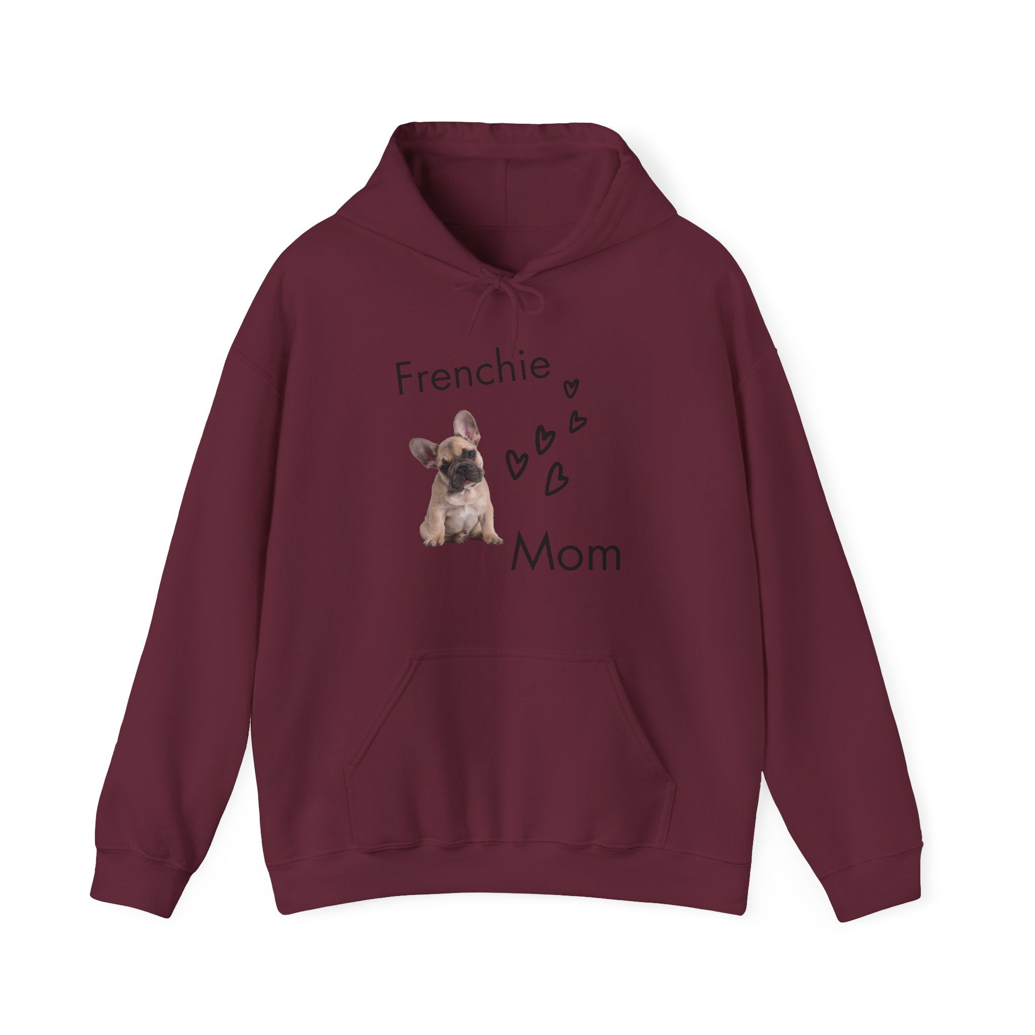 Frenchie Mom Hoodie – Custom Cozy Cotton Sweatshirt for French Bulldog Lovers &amp; Dog Moms