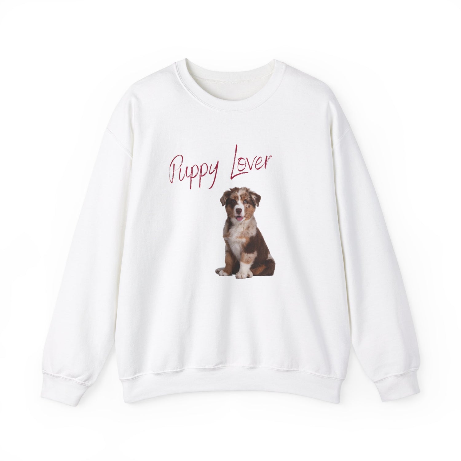 Puppy Lover Sweatshirt – Cute &amp; Comfy Oversized Crewneck for Dog Lovers
