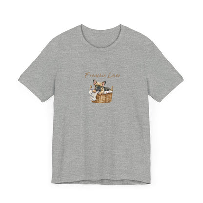 Frenchie Lover Womens Tshirt  Comfy Bella+Canvas Style Gift for Her, Dog Mom Gift, Dog Lover Fun Dog Shirt