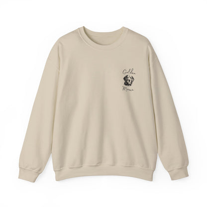Labrador Mama Crewneck Sweatshirt - Dog Lover College Style Gift for Her