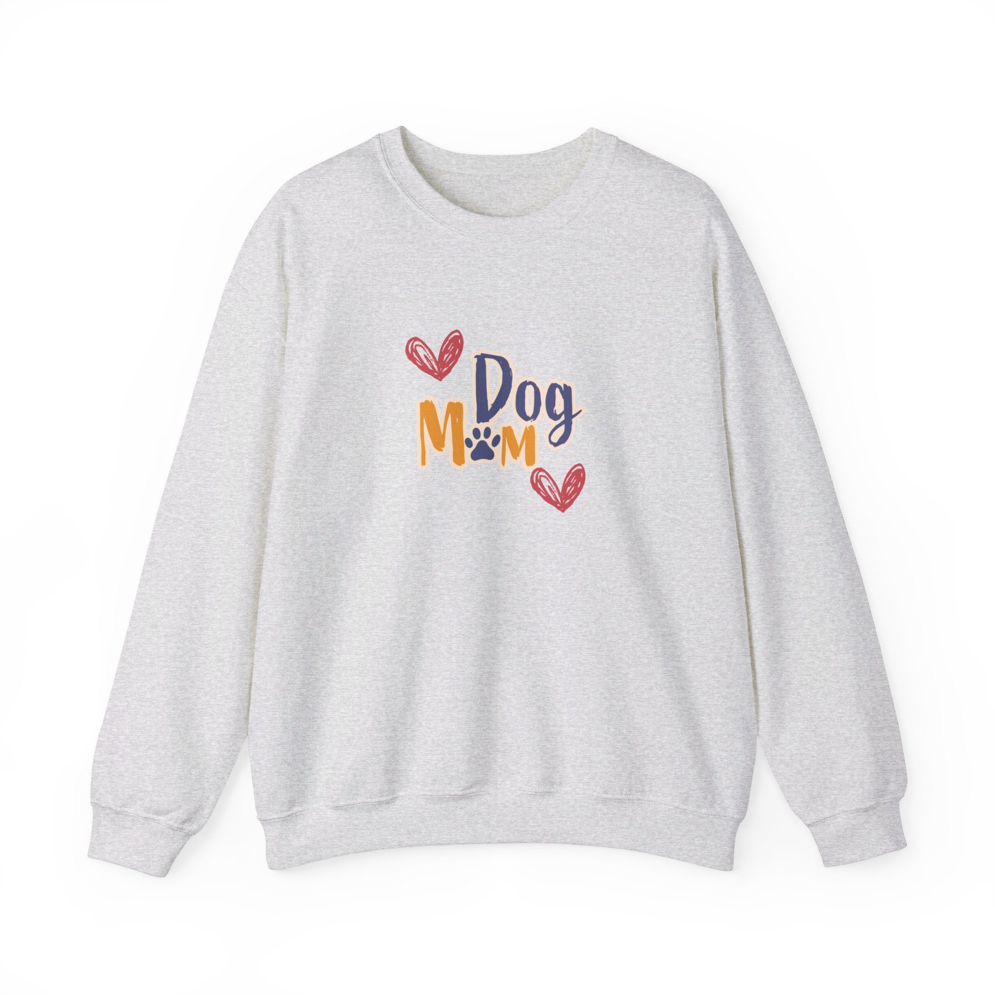 Dog Mom Crewneck Sweatshirt College Style | Perfect Gift for Her, Dog Lover Apparel, Dog People Shirt