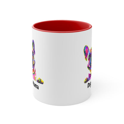Custom Frenchie Mug Ceramic Coffee Mug, 11oz Multi Colors
