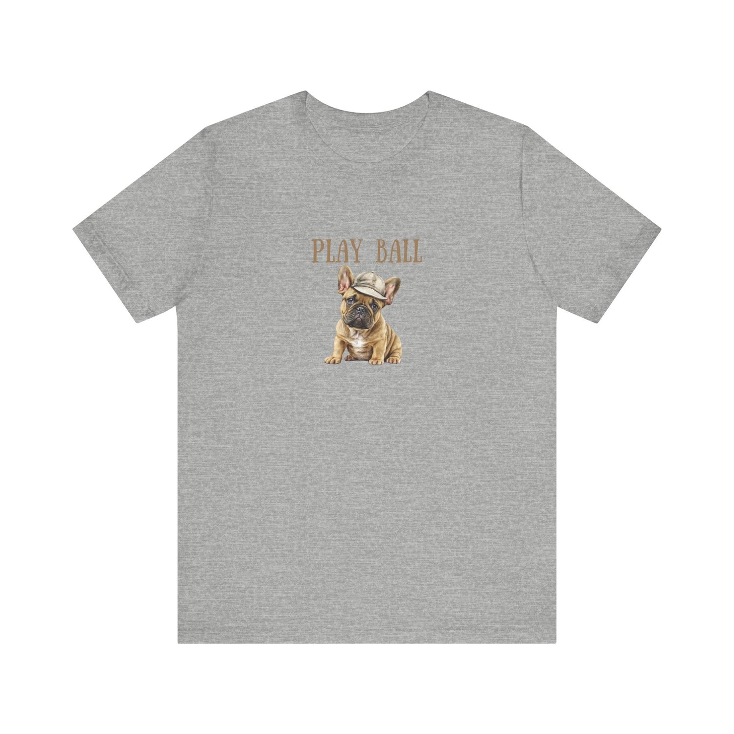 Play Ball with Frenchie Dog on Comfy Bella+Canvas Style Tshirt Dog lover, french bulldog, pet owner gifts for her gifts for him