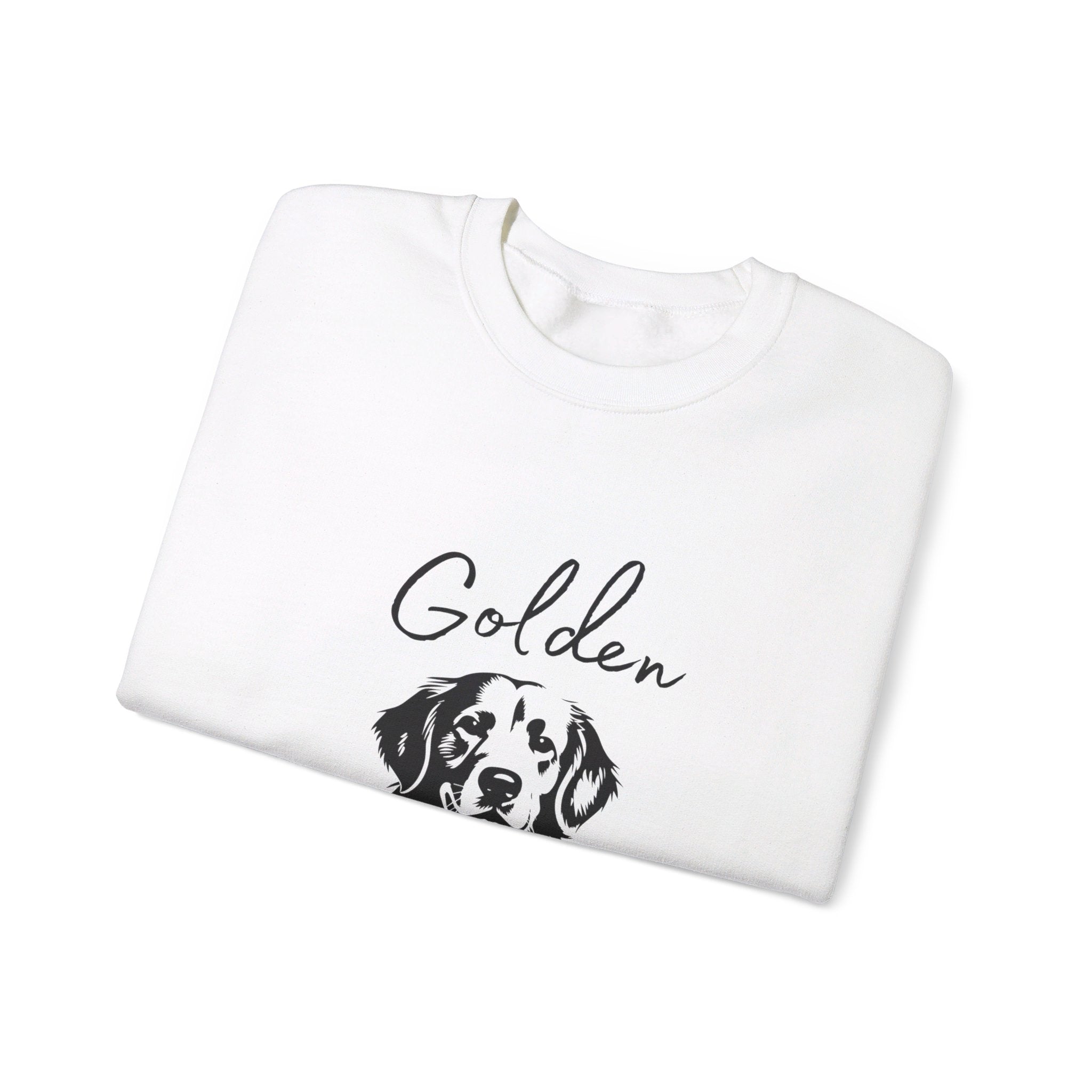 Golden Labrador Mama Dog Lover Crewneck Sweatshirt College Style Gift for Her, Golden Retriever Mom, Dog People Shirt