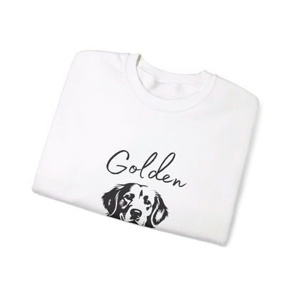 Golden Labrador Mama Dog Lover Crewneck Sweatshirt College Style Gift for Her, Golden Retriever Mom, Dog People Shirt