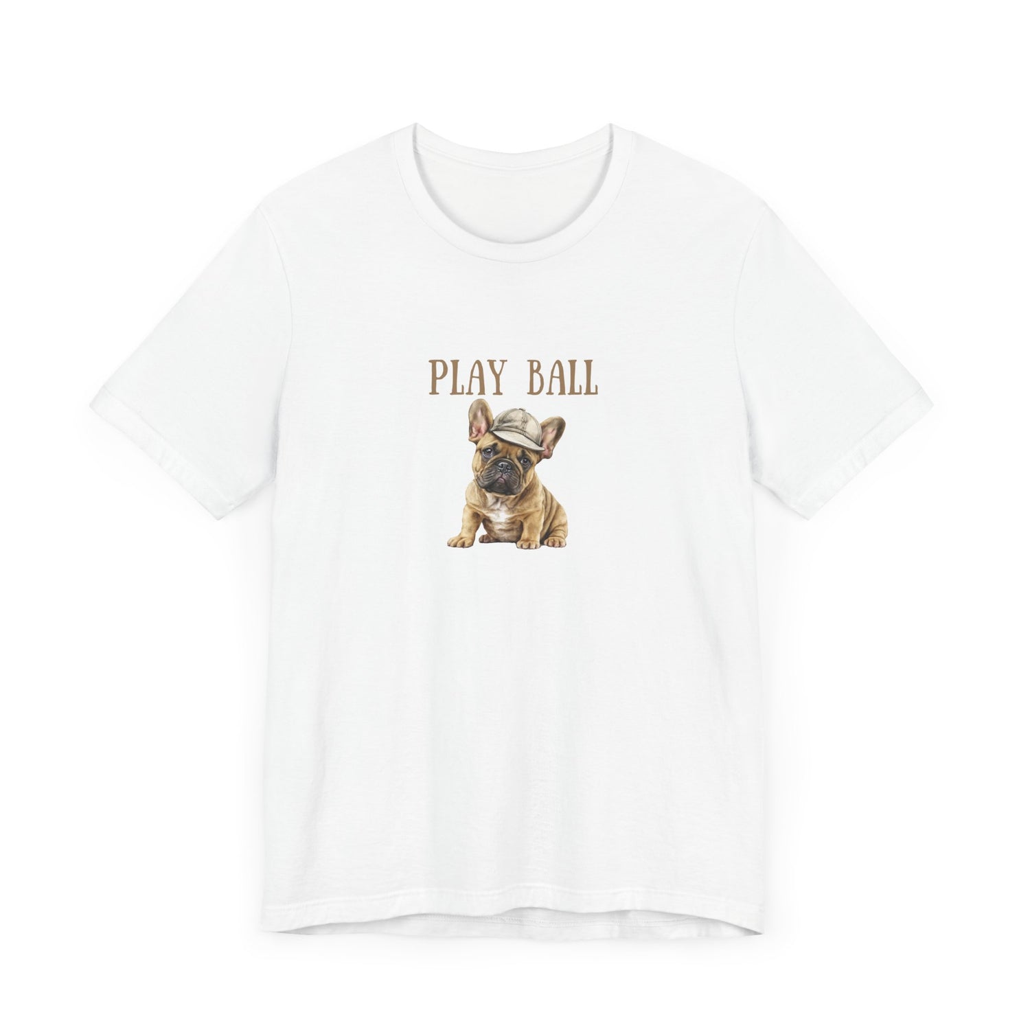 Play Ball with Frenchie Dog on Comfy Bella+Canvas Style Tshirt Dog lover, french bulldog, pet owner gifts for her gifts for him