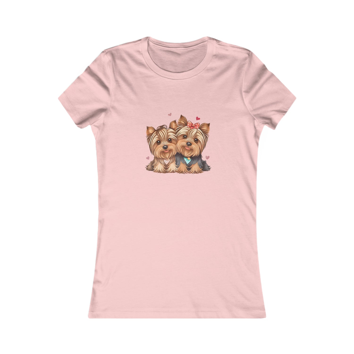 Cute Yorkie Womens Tshirt  Comfy Bella+Canvas style shirt for women